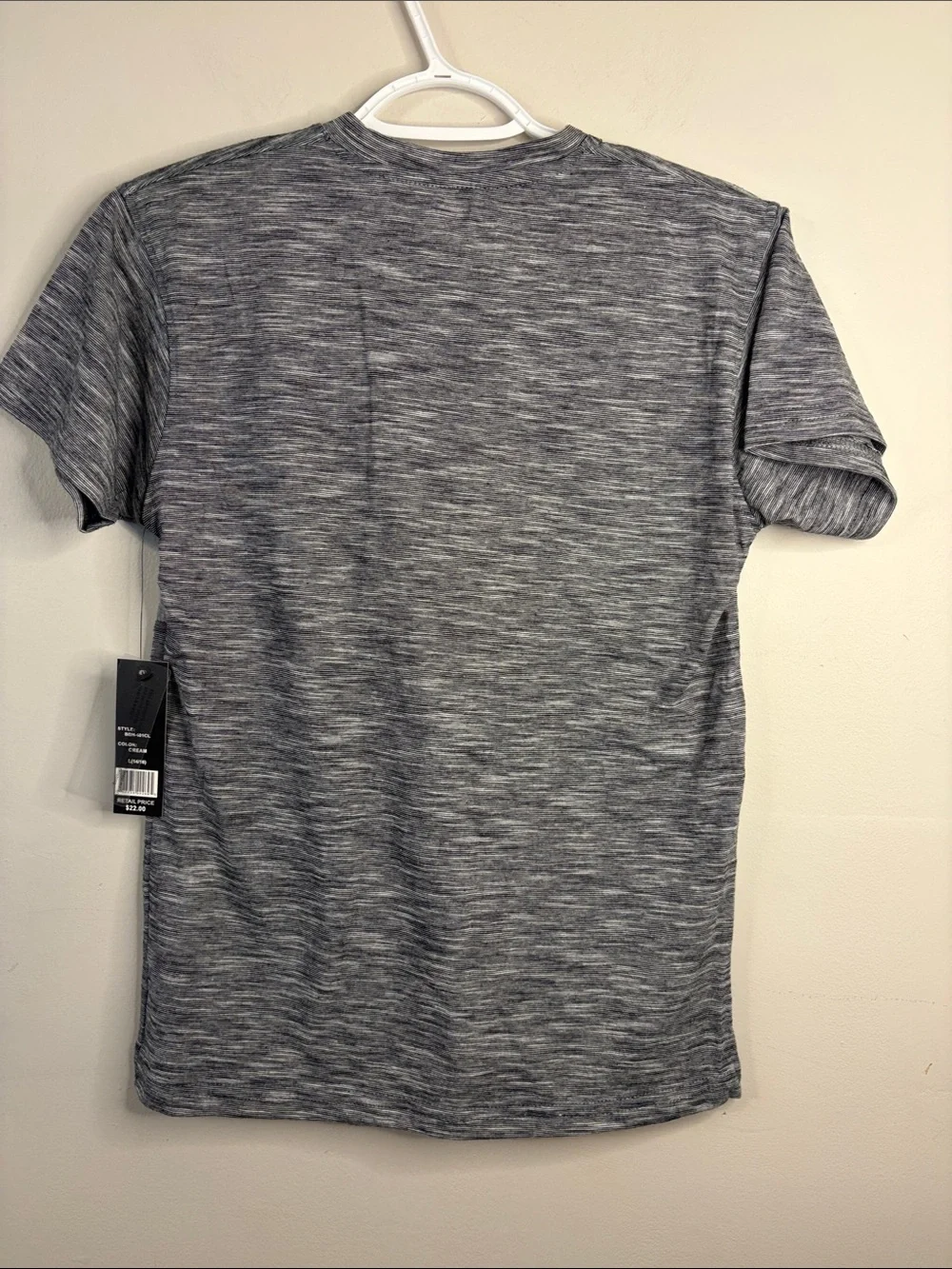 Galaxy By Harvic Boys Short Sleeve Henley Tee - Gray Heather NWT Size 14/16 #28